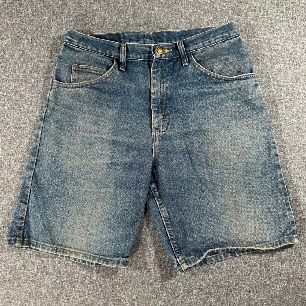 Wrangler Authentics Mens Relaxed Fit Denim Shorts Blue Jean Size 33 606W1DH